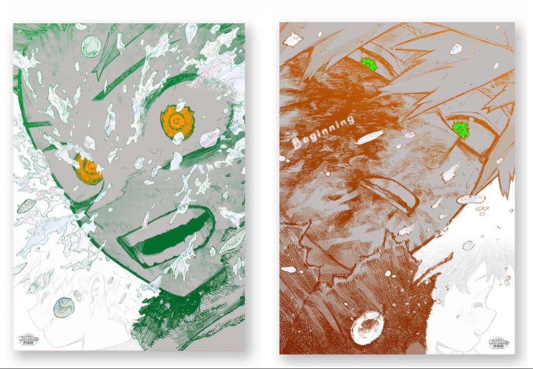 僕のヒーローアカデミア原画展 A2アートポスター The Beginning
