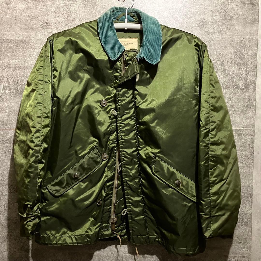 80s】U.S Navy デッキジャケット ヴィンテージ 実物 ミリタリー