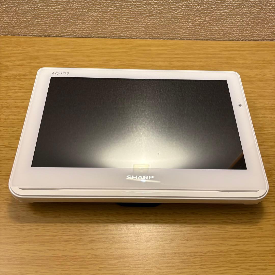 【良品】シャープ ポータブル液晶テレビ AQUOS ホワイト 2T-C12AF
