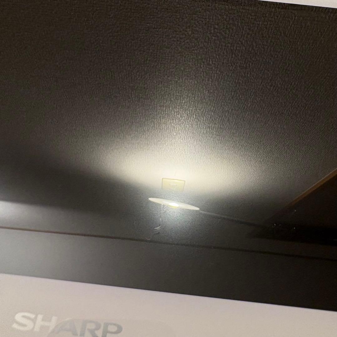 【良品】シャープ ポータブル液晶テレビ AQUOS ホワイト 2T-C12AF