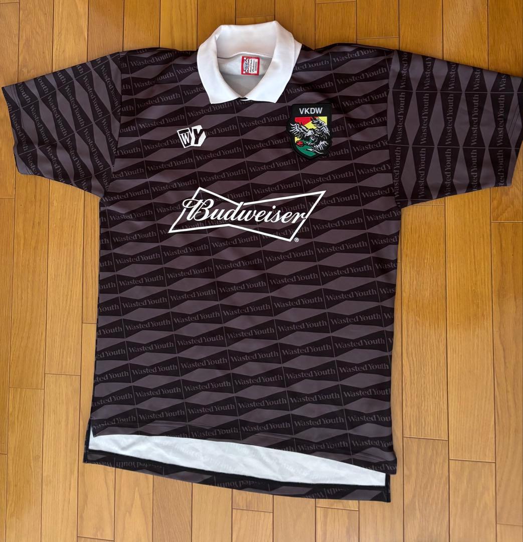 wasted youth budweiser サッカーゲームシャツ