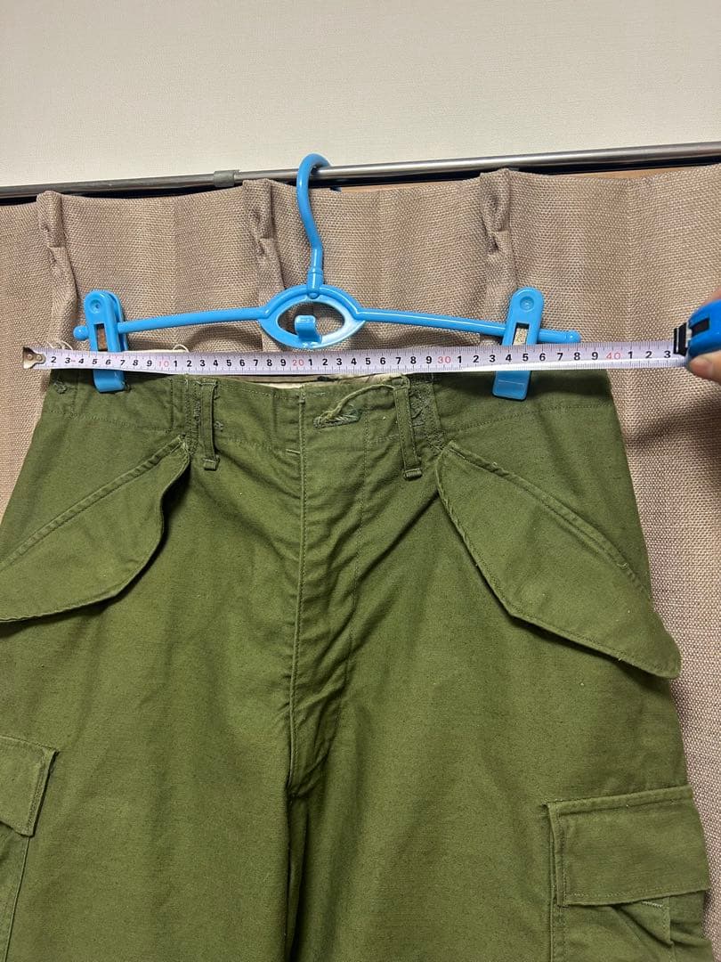 【美品】M−65 パンツ　S−R 軍物　70s 米軍　実物　カーキ　カーゴパンツ