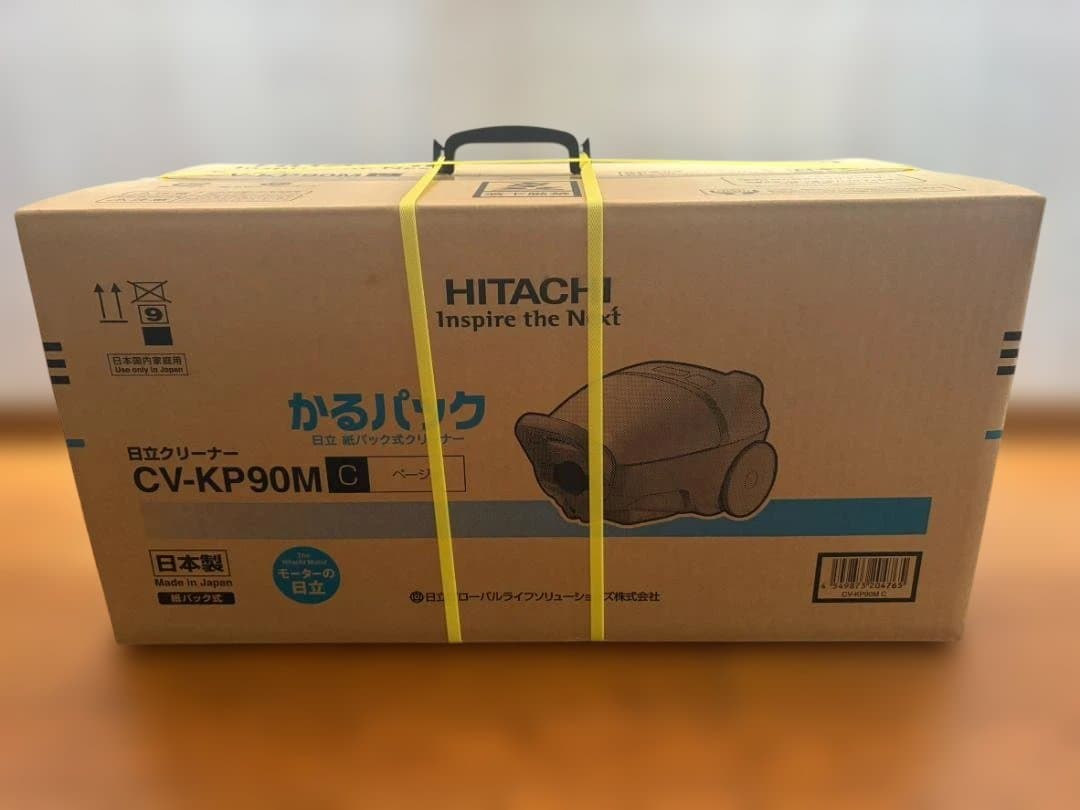 【新品・未使用】日立 紙パック式クリーナー かるパック CV-KP90M