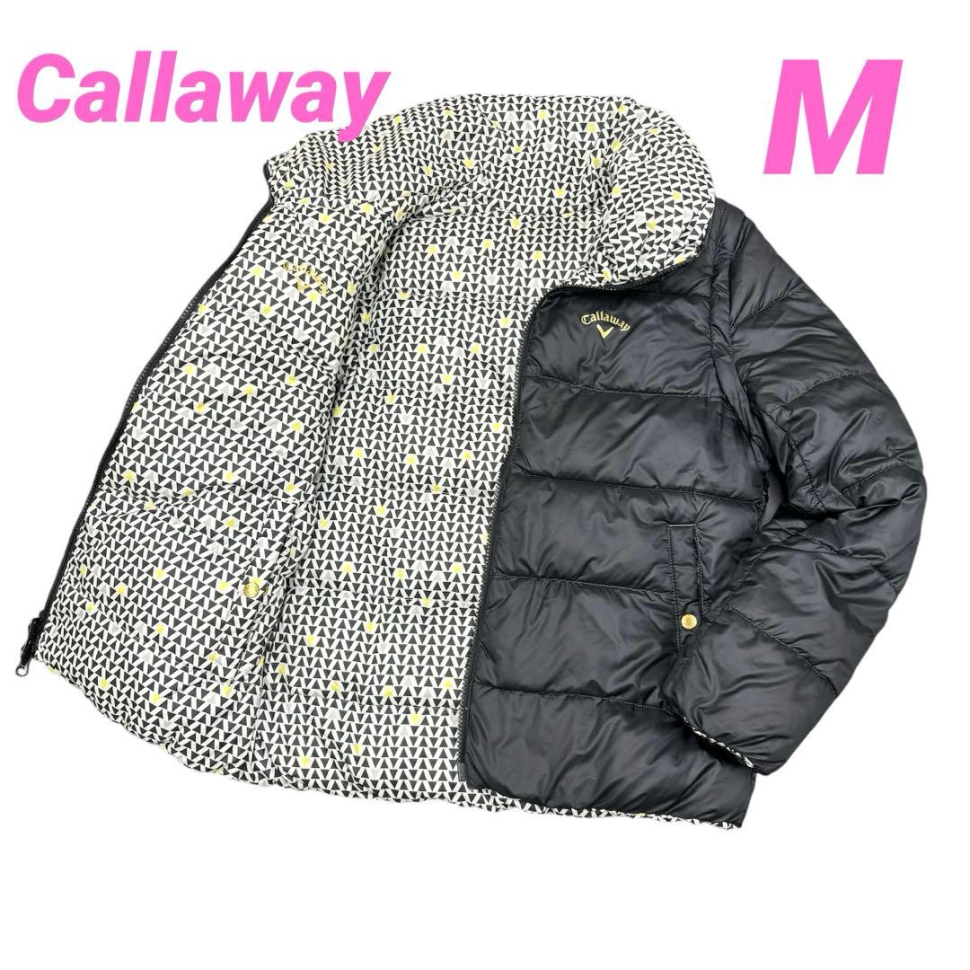 【Callaway】リバーシブル ダウンジャケット 4way 袖取外し可（M）