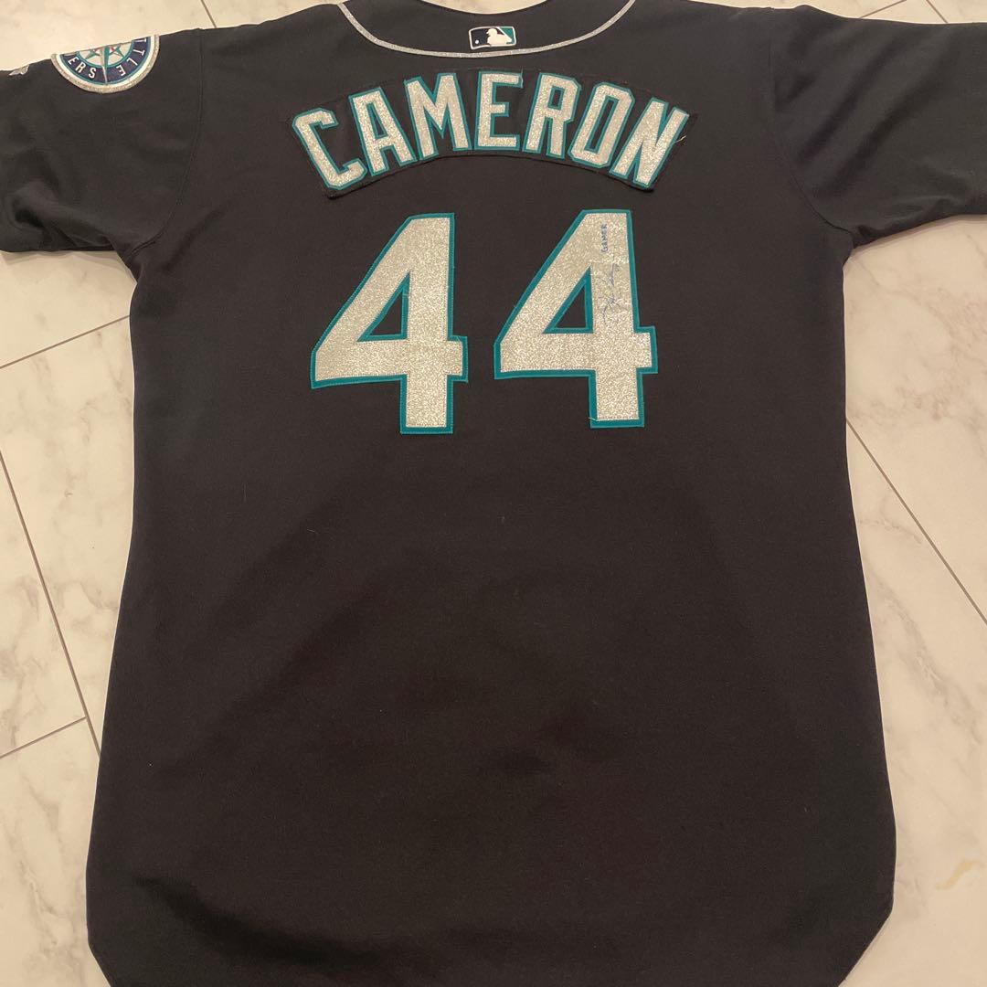 マイクキャメロン　実使用サインユニフォーム　イチローライト　キャメロンセンター
