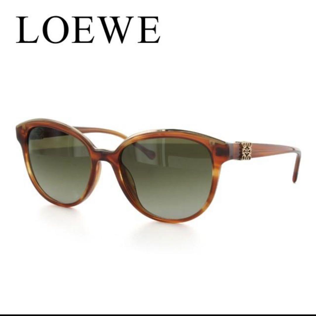 ロエベ ブラウン　サングラス ケース付き