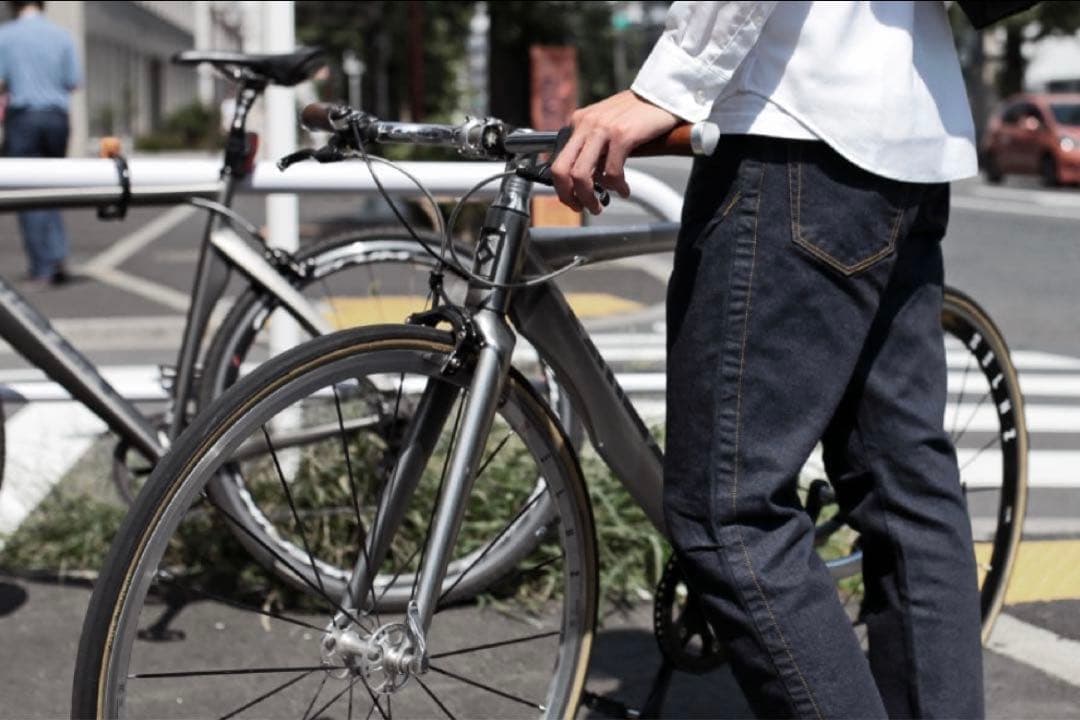 ナリフリ　Durable N/Cデニム6ポケットパンツ