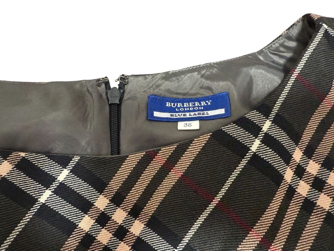 RT-152613BURBERRY BLUE LABEL半袖ミニワンピース