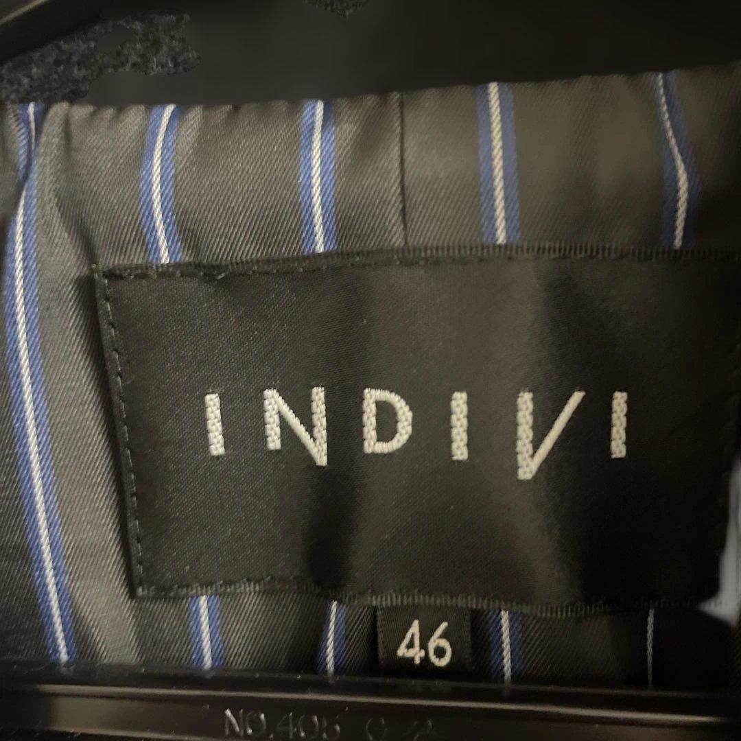 awabin　INDIVI ブラックコート2点セット