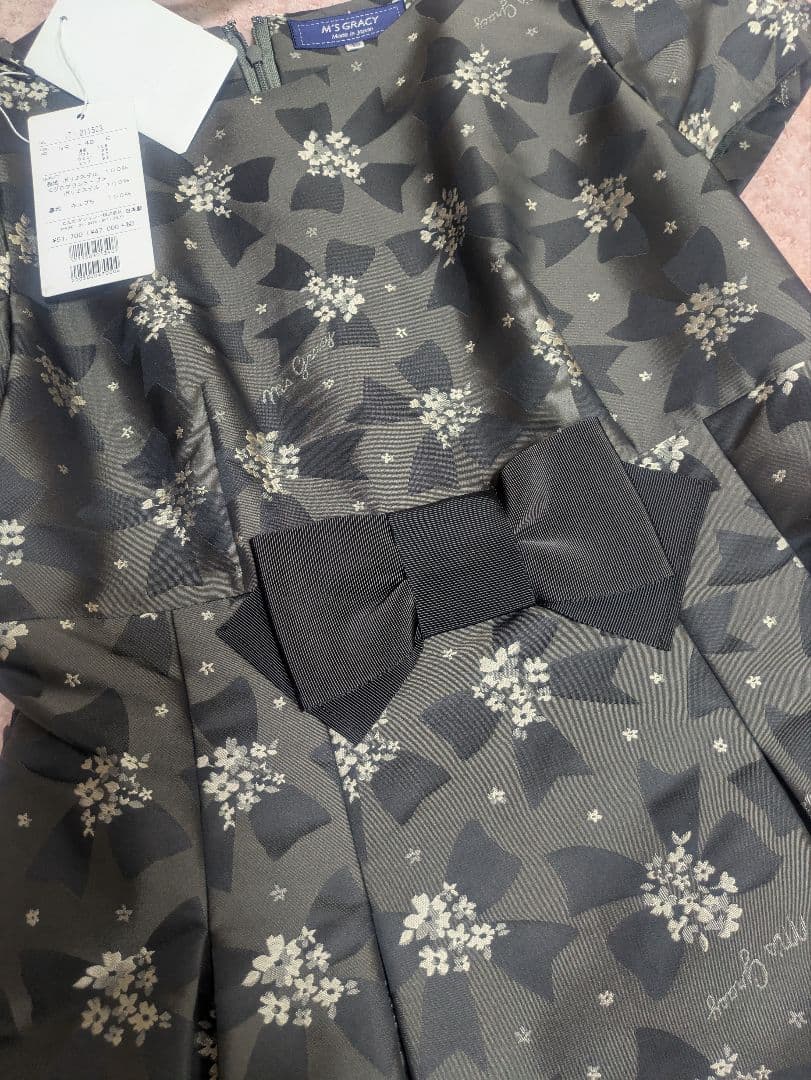 エムズグレイシー♡カタログ掲載色違い　上品ワンピース40　美品