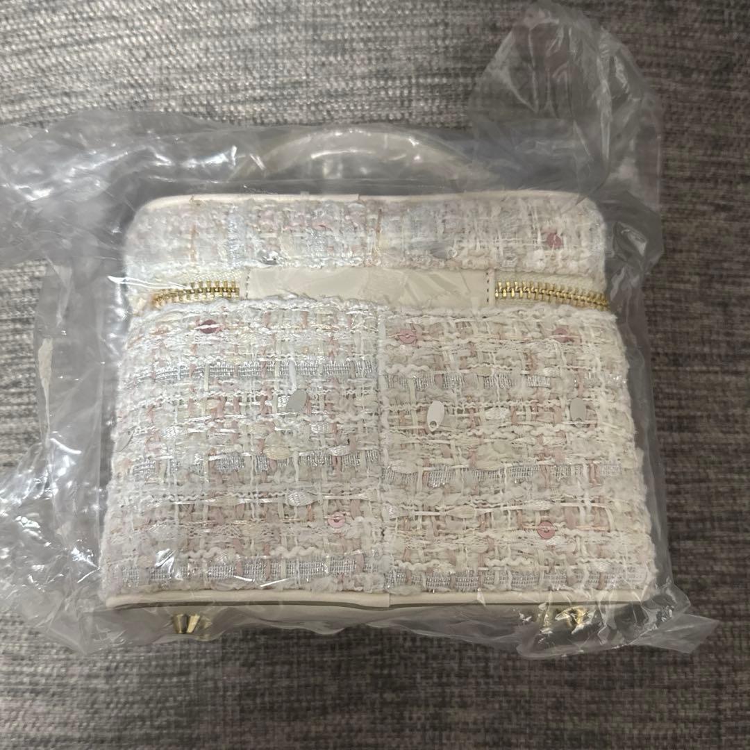 バッグ Herlipto Tweed Crystal Vanity Bag