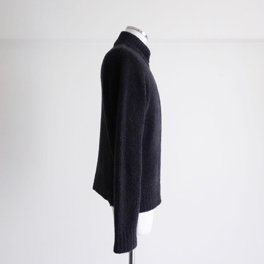 【極美品】Paul Smith ウールナイロンパイル　ドライバーズニット　グレー