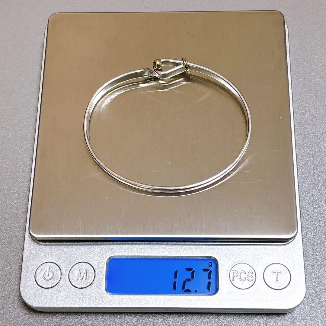 【美品】ティファニー フックアンドアイ バングル ブレスレット SV925