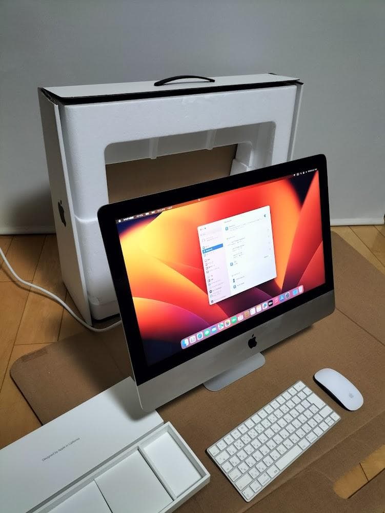 Macデスクトップ IMAC 2017 21.5 SSD