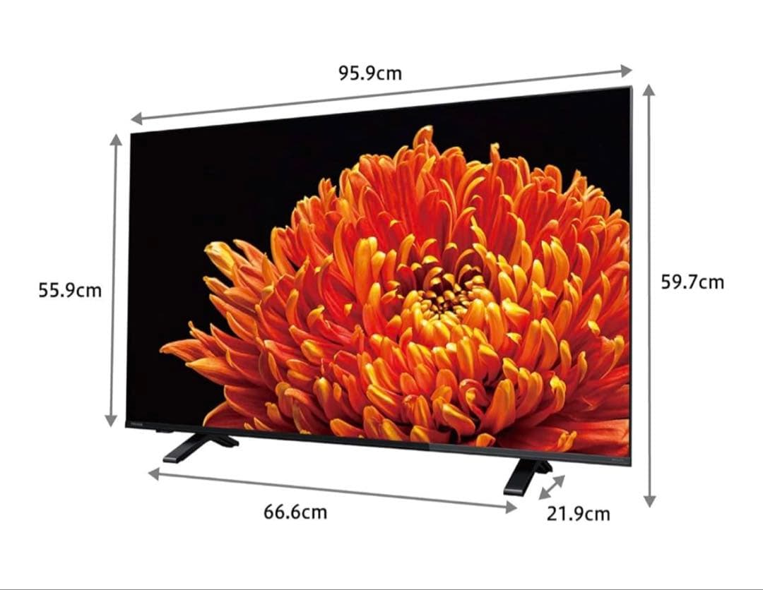 REGZA 43V 4K液晶テレビ