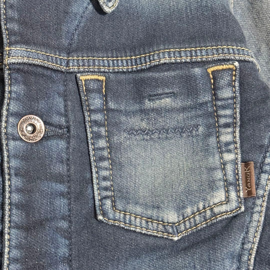 未使用品　ヤヌーク　デニット　ジャケット　ジージャン　インディゴ　タグ付き