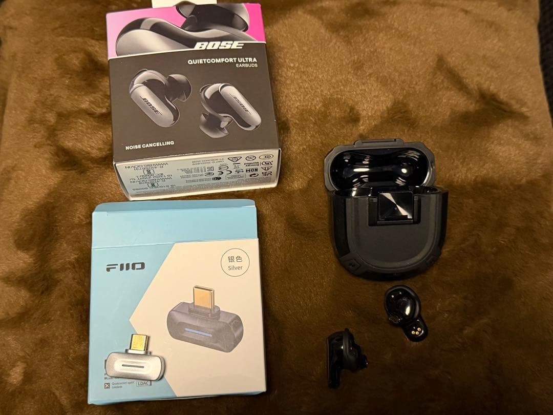 イヤホン QuietComfort Ultra Earbuds + fiio bt11