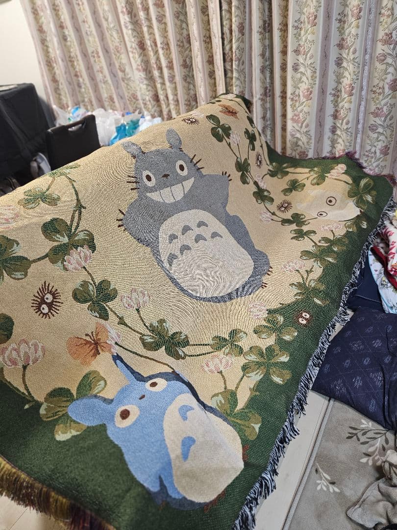 となりのトトロ　トトロ　マルチケット　トトロカバー　コブラン織　トトロ敷物