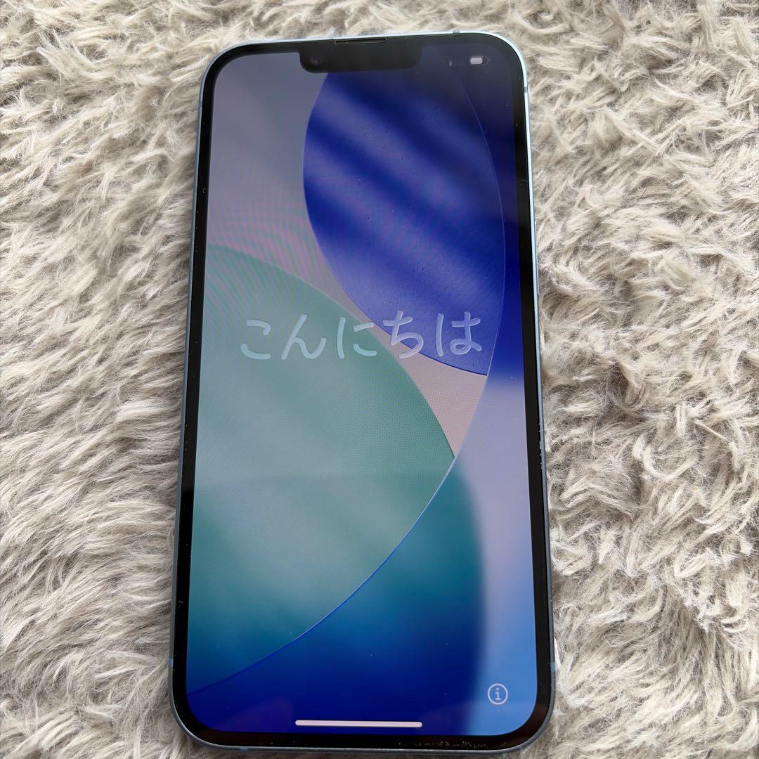 Apple iPhone 14 ブルー 256G 本体　箱　充電ケーブル付き