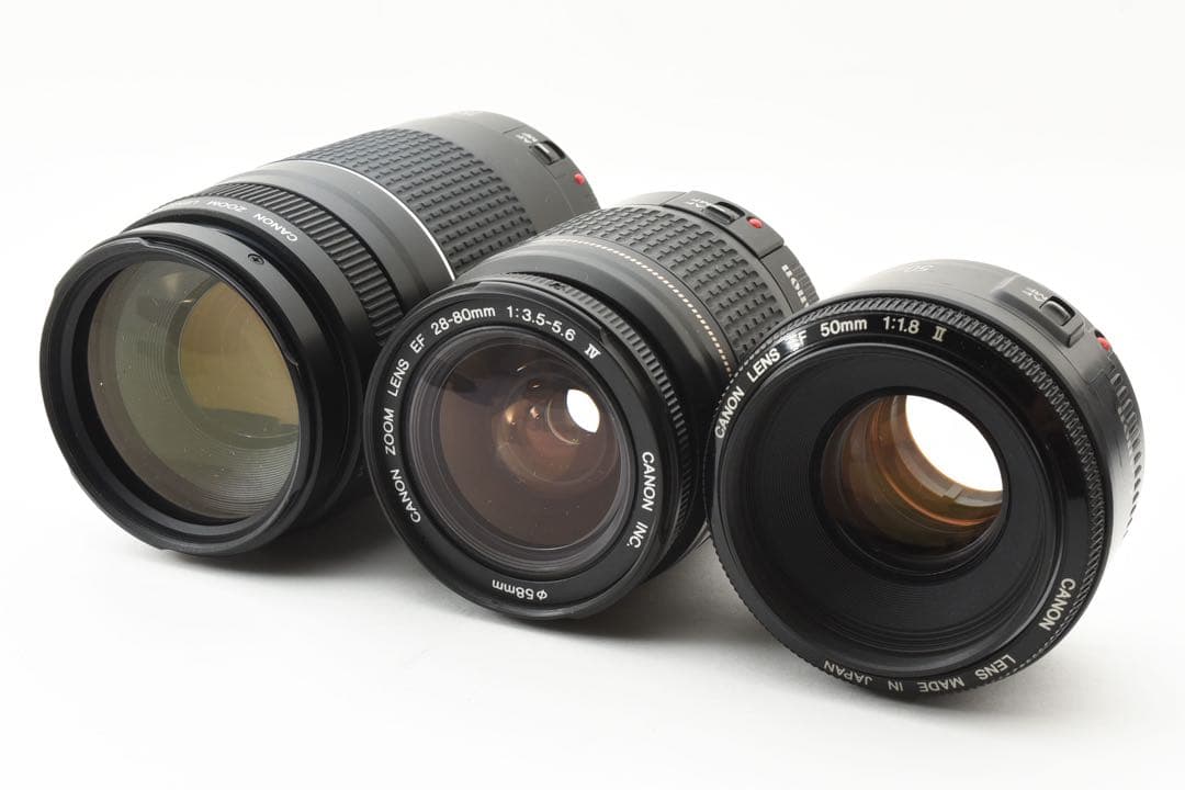 Canon EOS 9000D標準&望遠&単焦点トリプルレンズセット