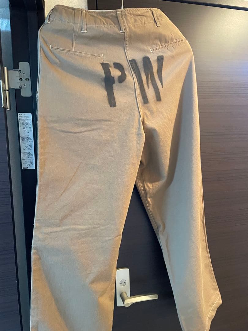 JELADO PWロゴ ベージュ チノパン S