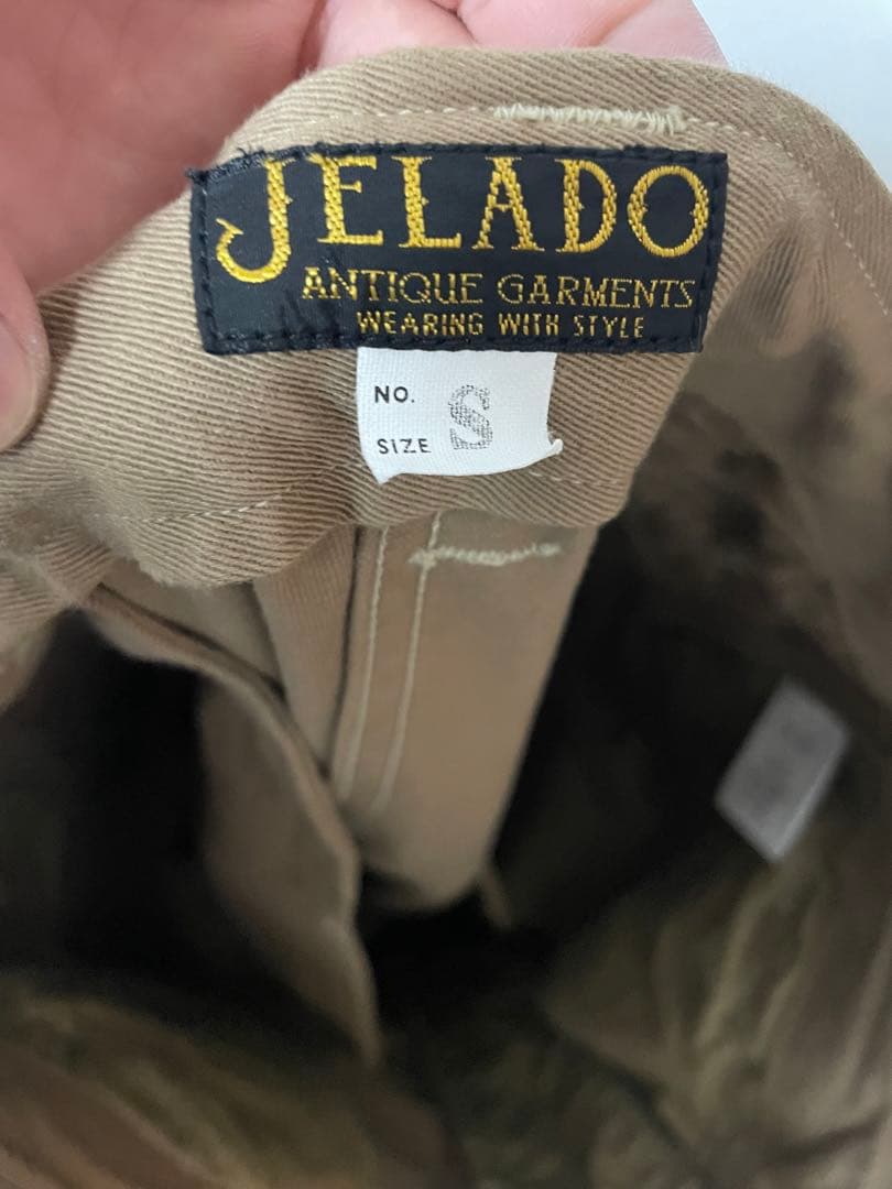 JELADO PWロゴ ベージュ チノパン S