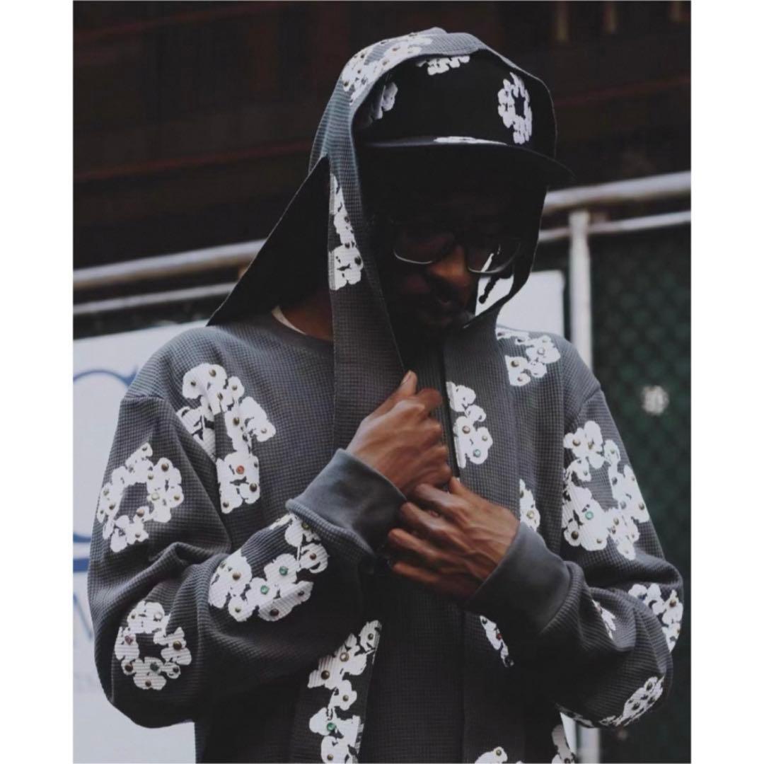 DENIM TEARS スカーフハット グレー