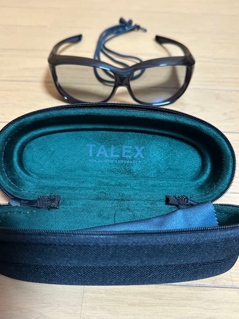 TALEX サングラス EM6-D06-02 専用ケース、グラスゴード付き