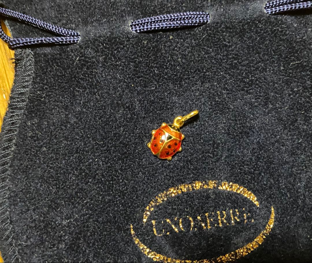 専用です。　　UNOAERRE てんとう虫ペンダントトップ