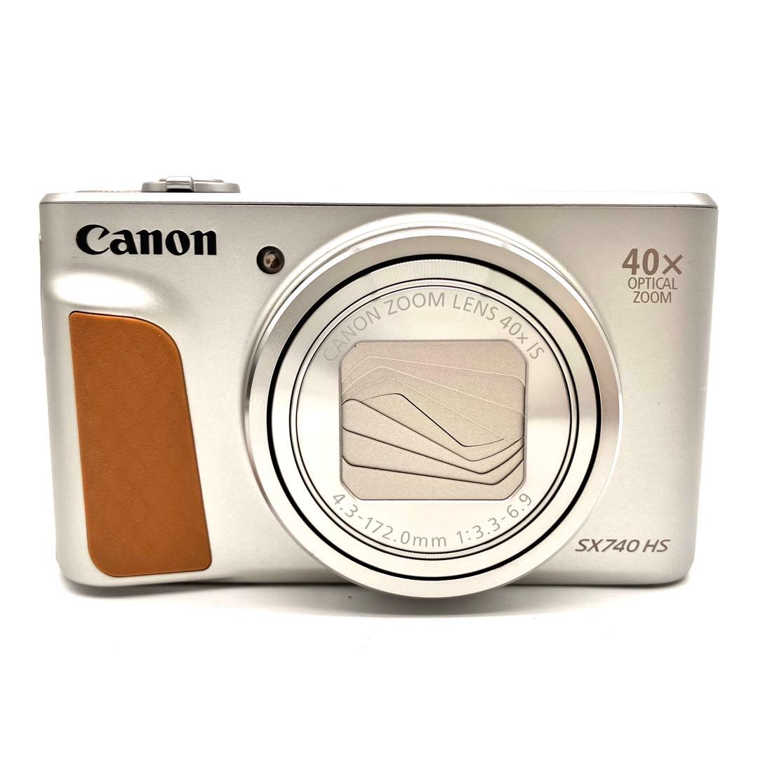 美品Wi-Fi対応♪ Canon PowerShot SX740 HS シルバー