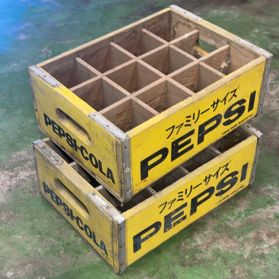 ペプシ ファミリーサイズ 木箱 2個セット