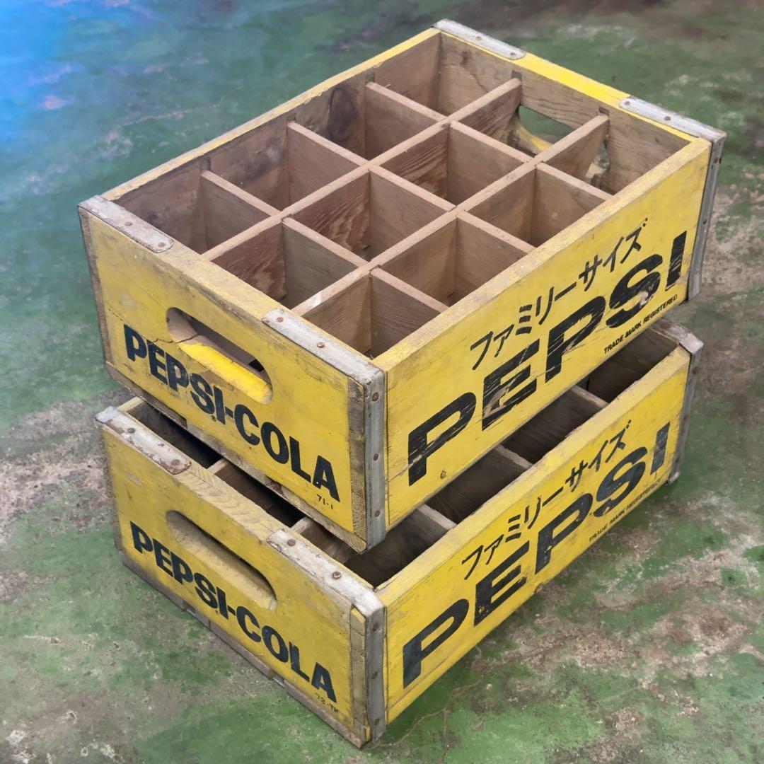 ペプシ ファミリーサイズ 木箱 2個セット