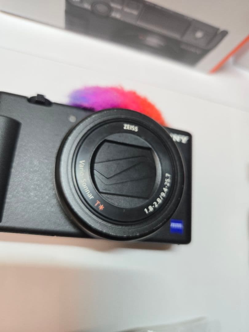 【美品】SONY ZV-1G シューティンググリップ 純正ピンクモフモフ