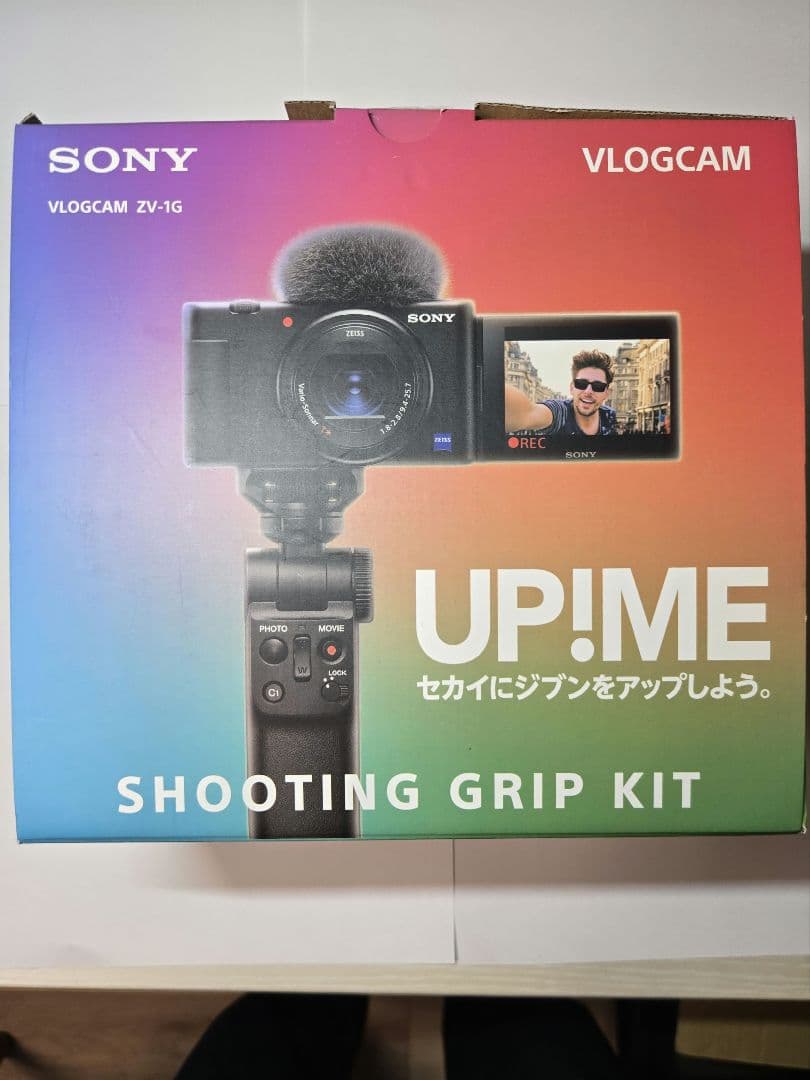 【美品】SONY ZV-1G シューティンググリップ 純正ピンクモフモフ