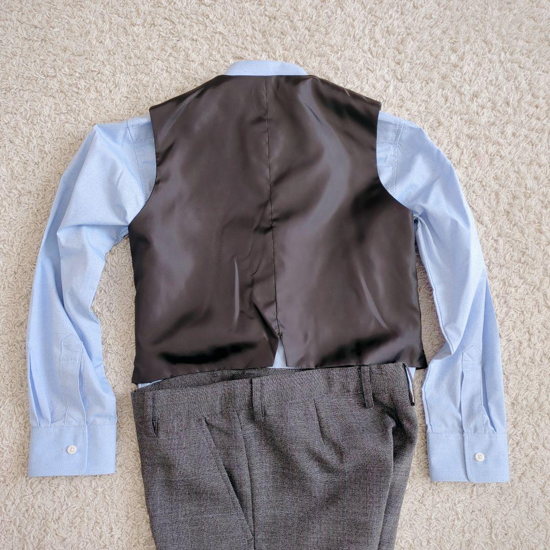 【美品】ワンダーファクトリー　フォーマルスーツ　6点セット　グレー　スリーピース