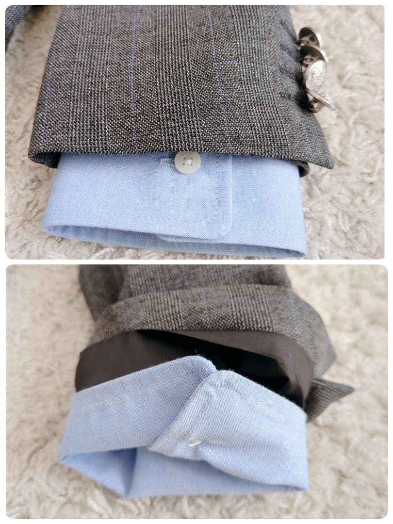 【美品】ワンダーファクトリー　フォーマルスーツ　6点セット　グレー　スリーピース