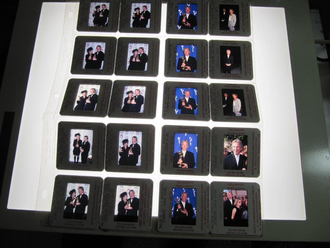 り*り様 アラン・リックマン 35㎜スライド20枚ゴールデングローブ賞、エミー賞