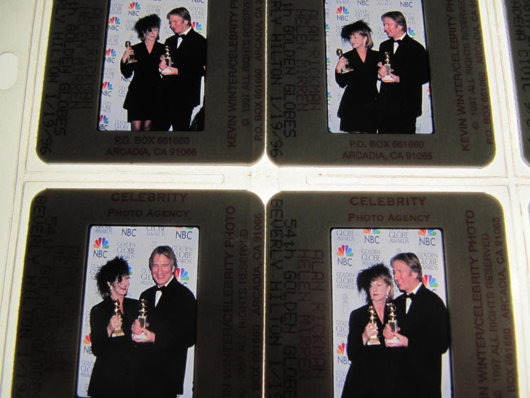 り*り様 アラン・リックマン 35㎜スライド20枚ゴールデングローブ賞、エミー賞