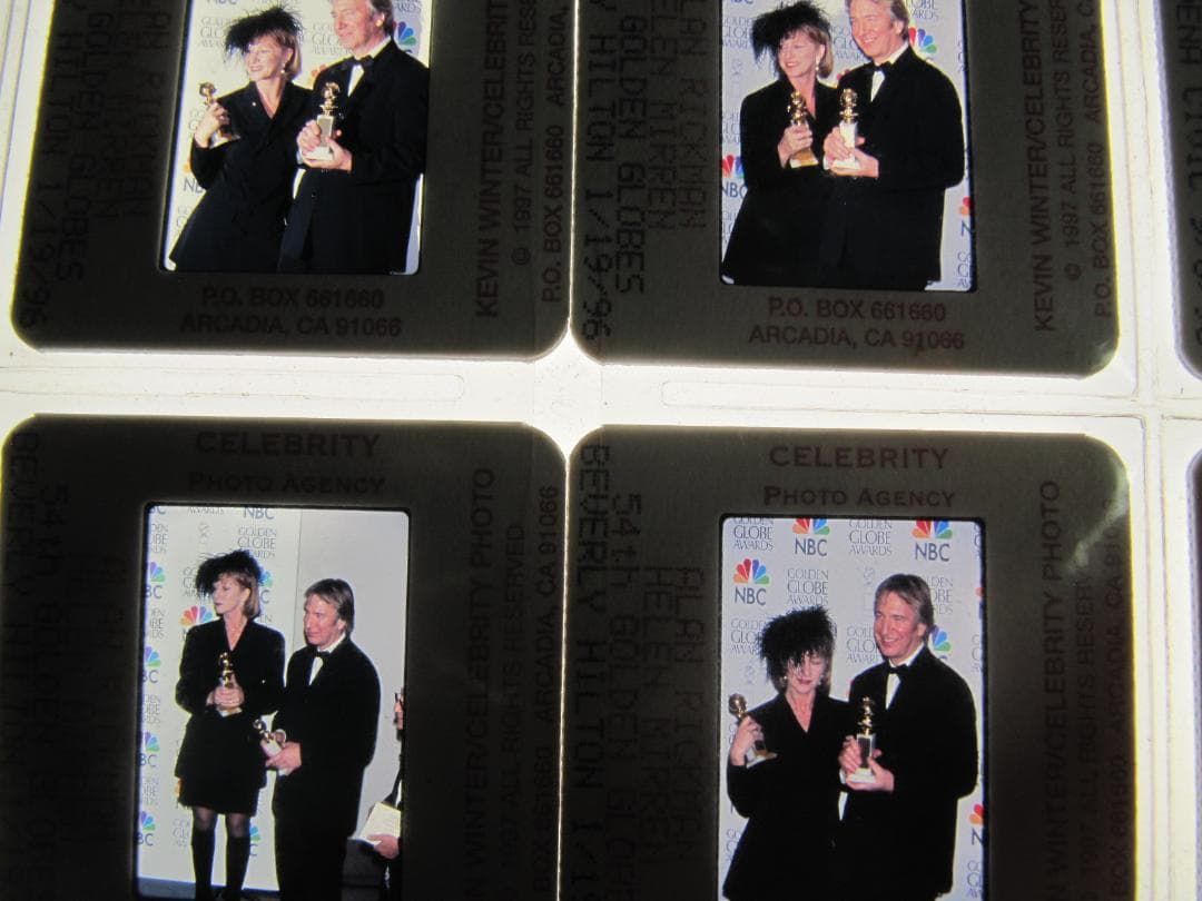 り*り様 アラン・リックマン 35㎜スライド20枚ゴールデングローブ賞、エミー賞