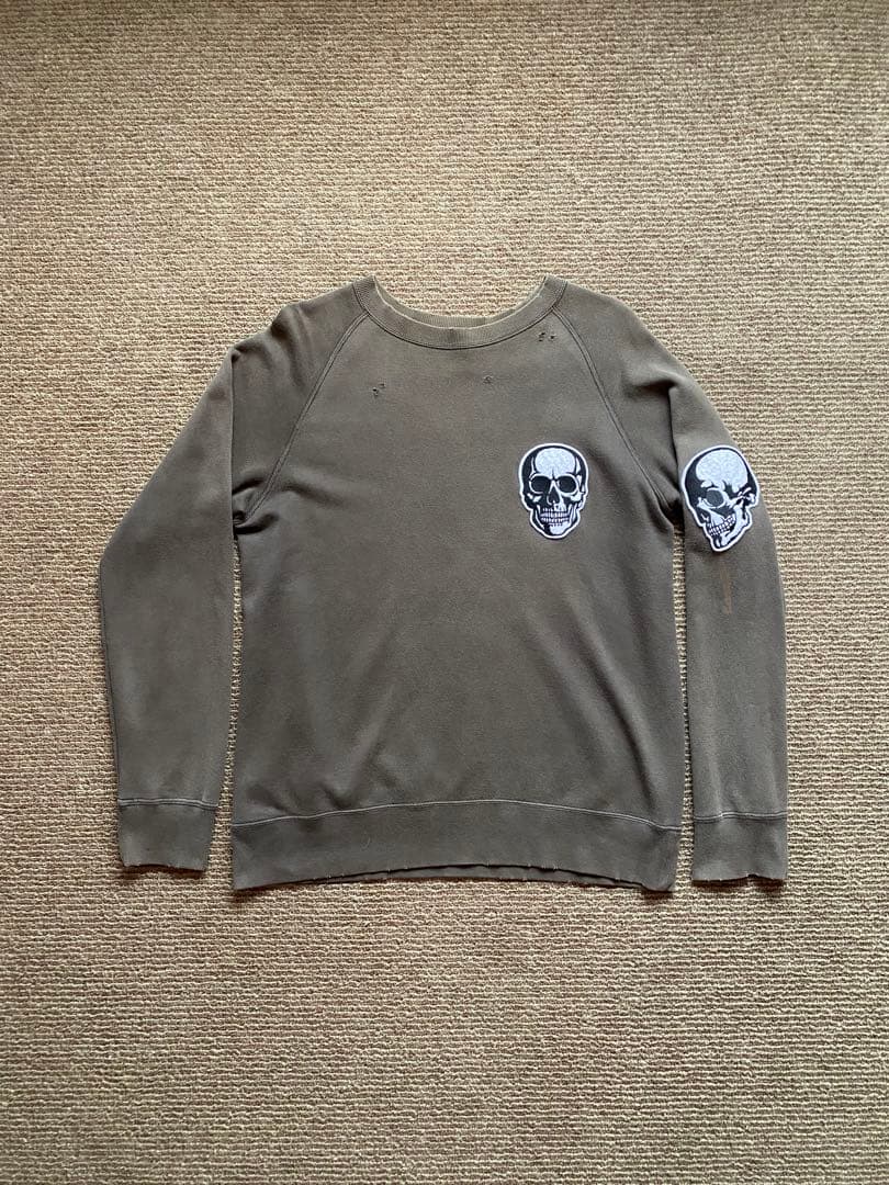 NUMBER (N)INE 04SS ドリーム期 スカル ワッペン スウェット