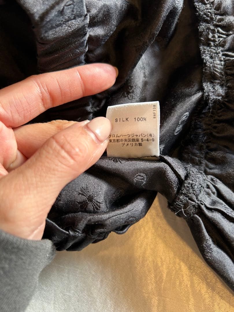 hipi様　ROMANTIC HEARTS 黒 フレアミニスカート　クロムハーツ