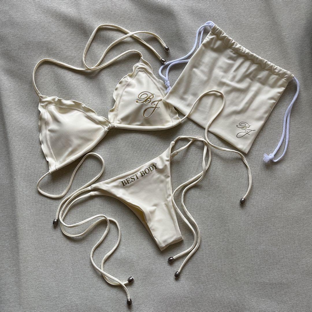 ベストボディジャパン　公式競技用ウェア　決勝用ビキニ　白　M