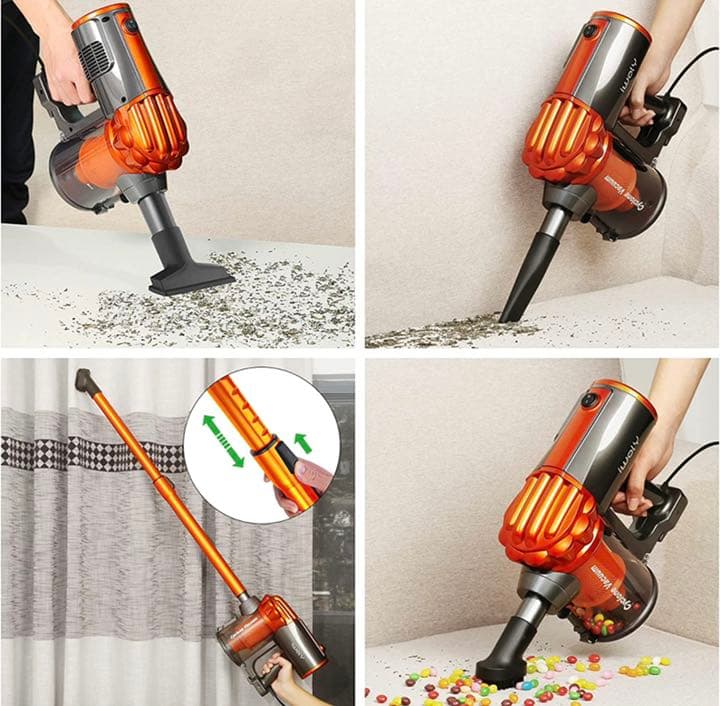 掃除機 V600 サイクロン 600W ハイパワー 超強力吸引 コード式