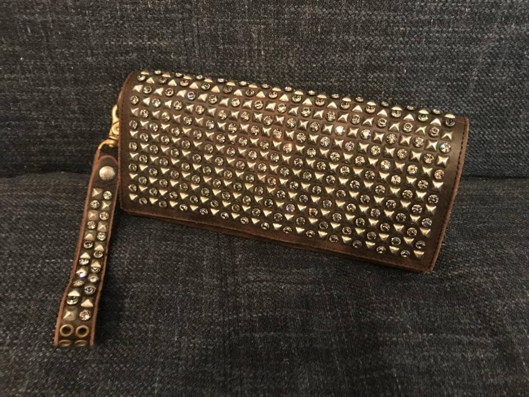 【未使用品】ヒステリックグラマー×バルタザール　スワロフスキー　クラッチバッグ