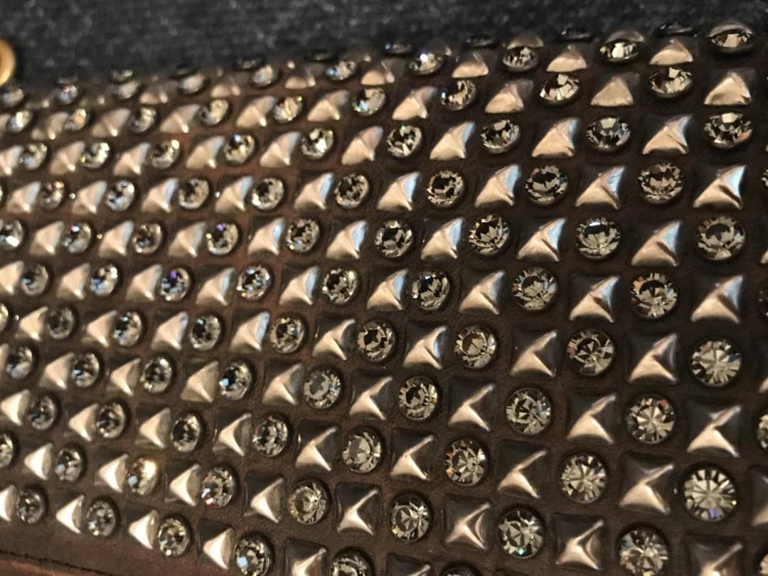 【未使用品】ヒステリックグラマー×バルタザール　スワロフスキー　クラッチバッグ