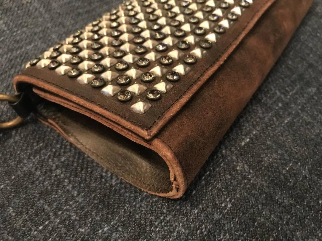 【未使用品】ヒステリックグラマー×バルタザール　スワロフスキー　クラッチバッグ