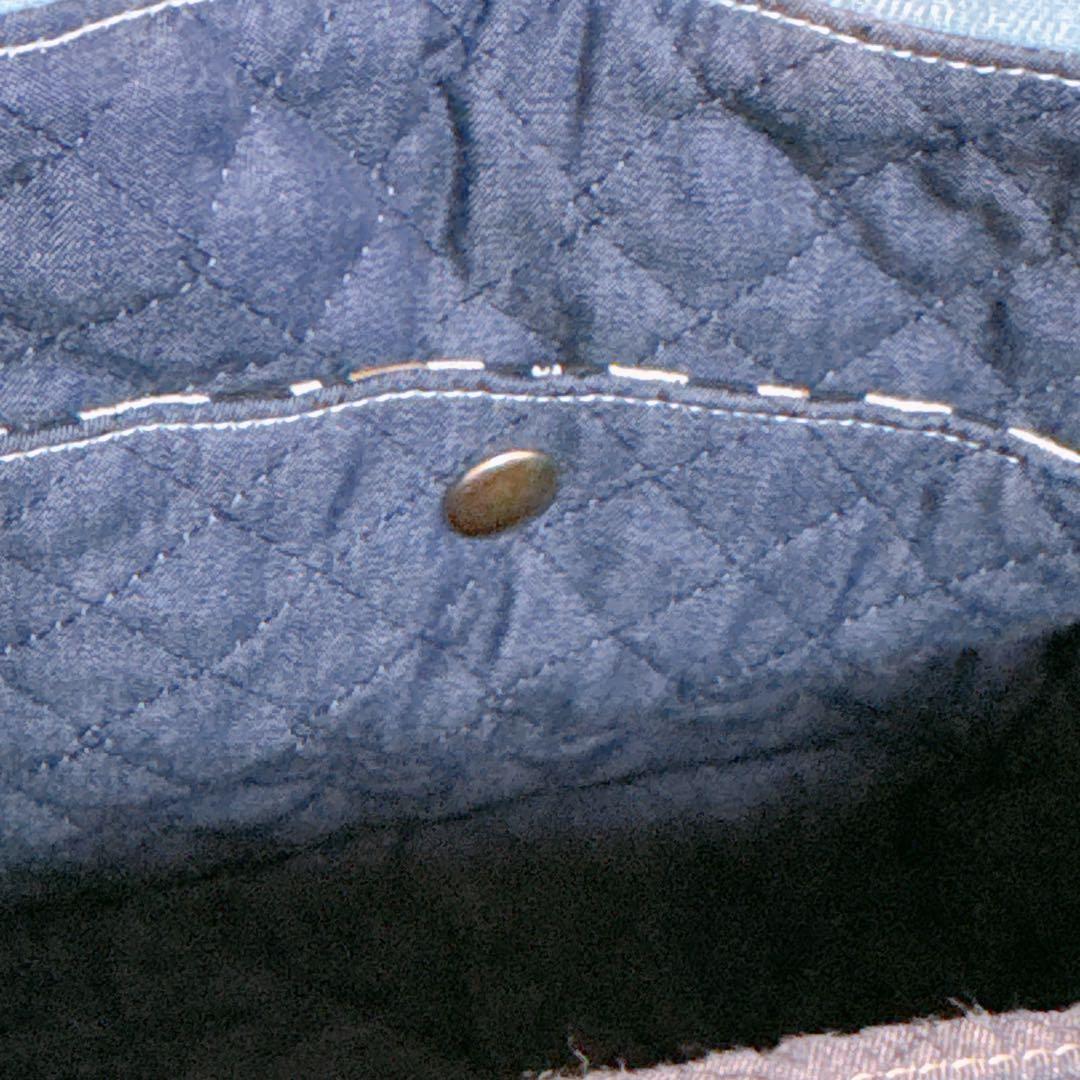 さ*ー様 コヤンイサムチョン♡bigハチワレにゃんこの着ぐるみデニムフリルトート