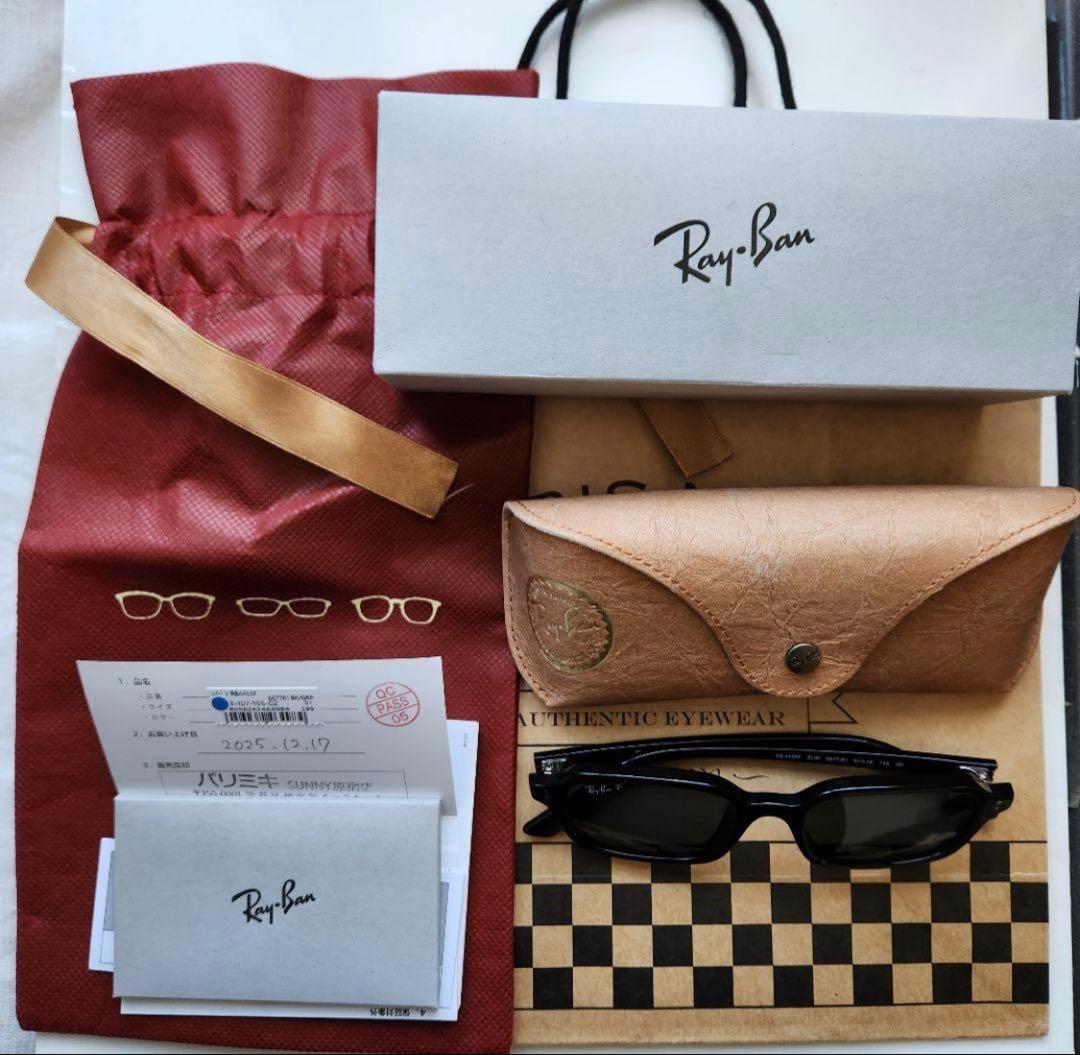 新品未使用　Ray-Ban サングラス　ブラック　フルフィットモデル