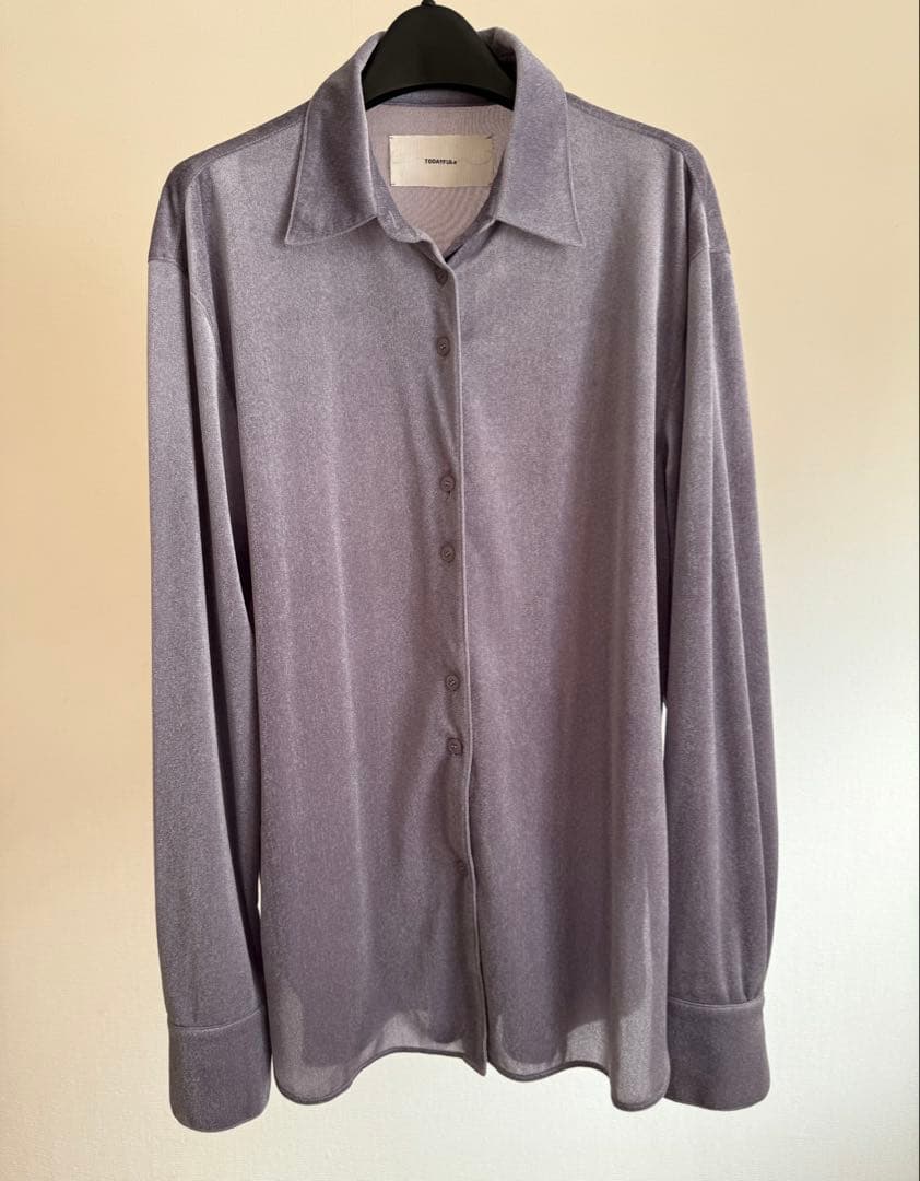 TODAYFUL トゥデイフル Roundhem Velour Shirts