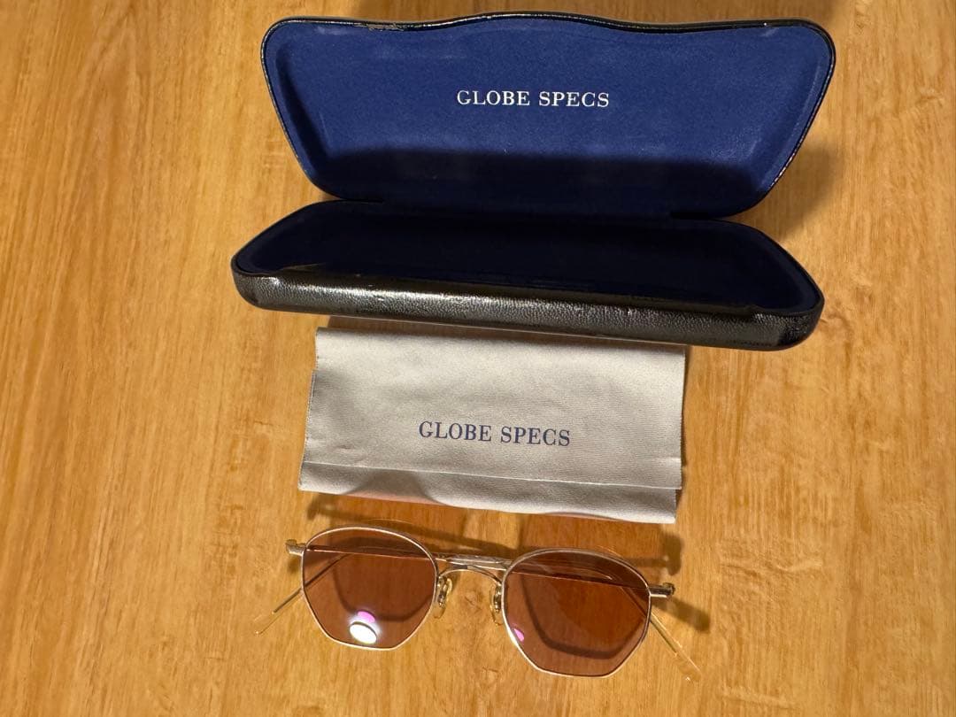 GLOBE SPECS シルバー ブラウンレンズ サングラス